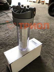 Водяной фильтр 3/4" стандарт с монометром и материалом для подключения ПВХ. Код 30-62-4005