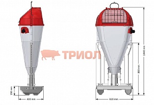 Кормовой автомат TUBE-O-MAT® CLASSIC (ACO FUNKI A/S - Egebjerg)